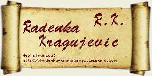 Radenka Kragujević vizit kartica